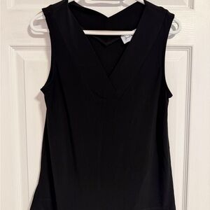 Joseph Ribkoff Black V-Neck Tank Top